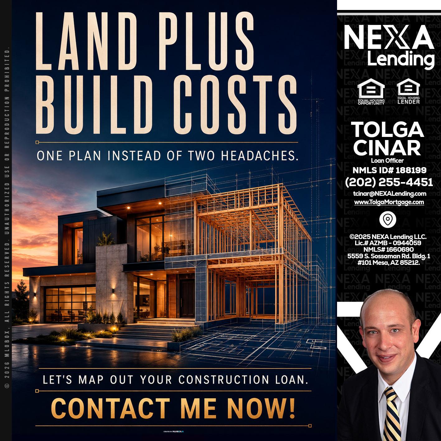 LAND PLUS - Tolga Cinar -Mortgage Loan Originator