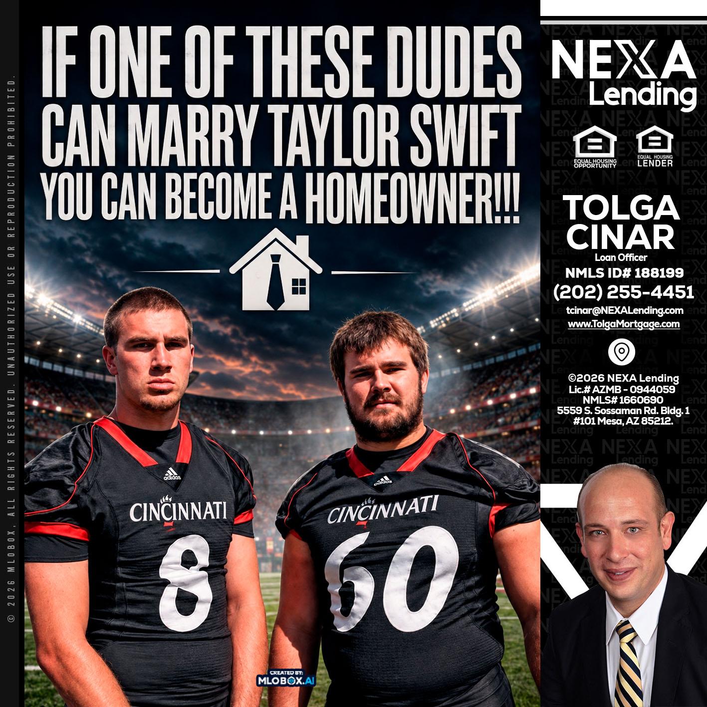 if one of these - Tolga Cinar -Mortgage Loan Originator