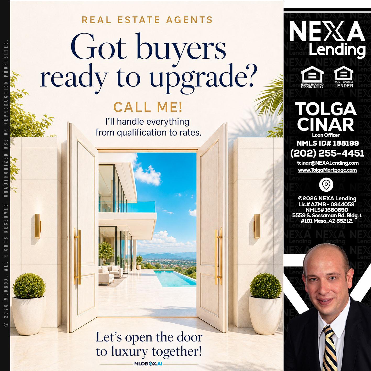 got buyers? - Tolga Cinar -Mortgage Loan Originator