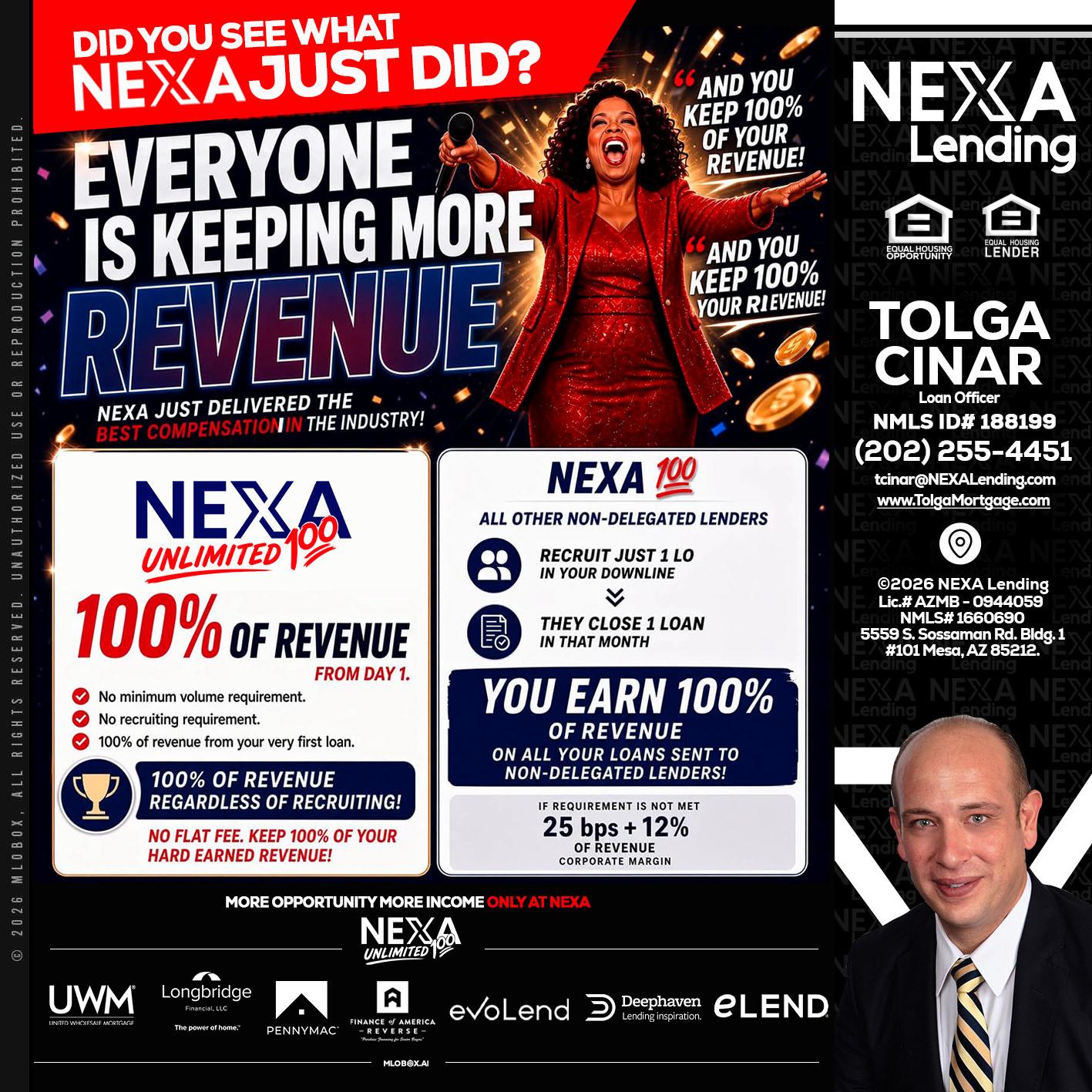EVERYONE IS KEEPING - Tolga Cinar -Mortgage Loan Originator