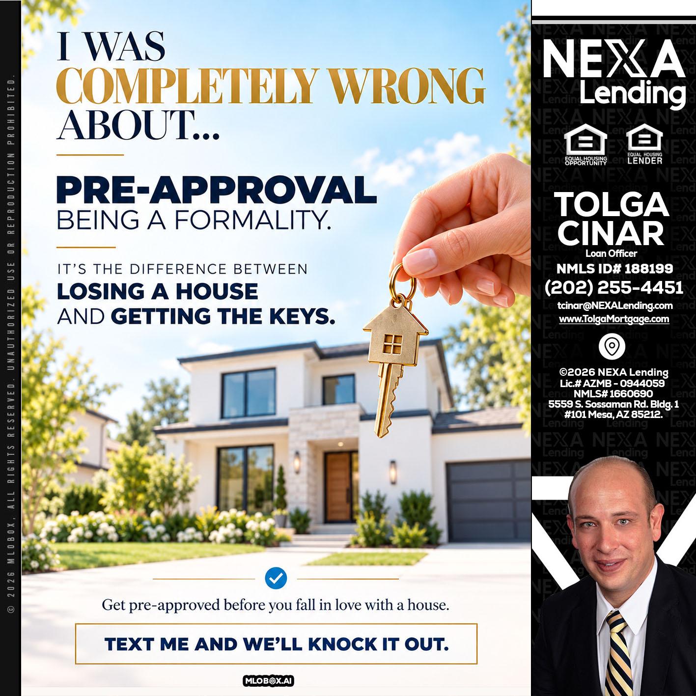 I WAS COMPLETALLY WRONG - Tolga Cinar -Mortgage Loan Originator