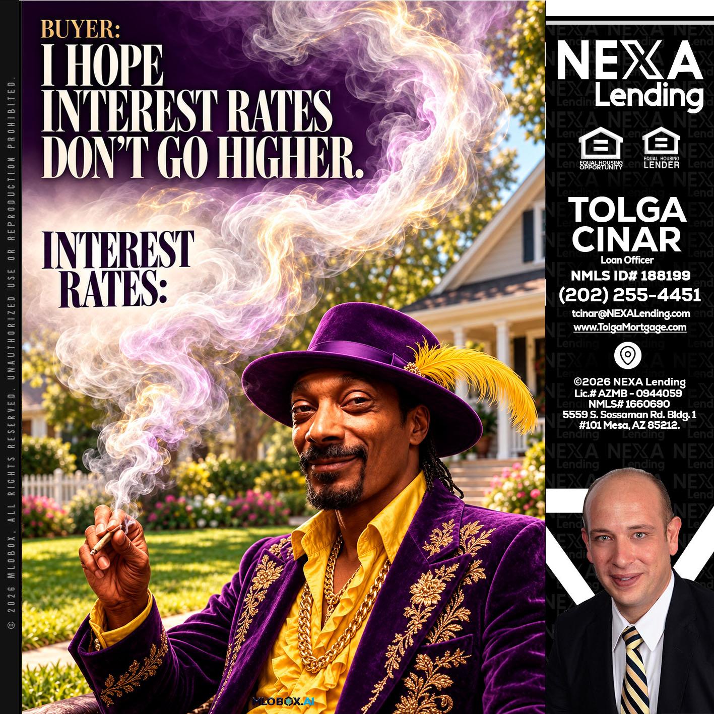 I HOPE RATES - Tolga Cinar -Mortgage Loan Originator