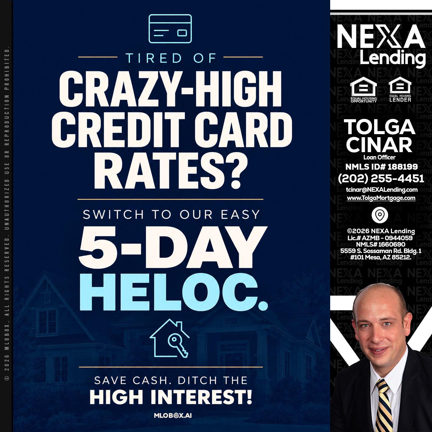 crazy high - Tolga Cinar -Mortgage Loan Originator