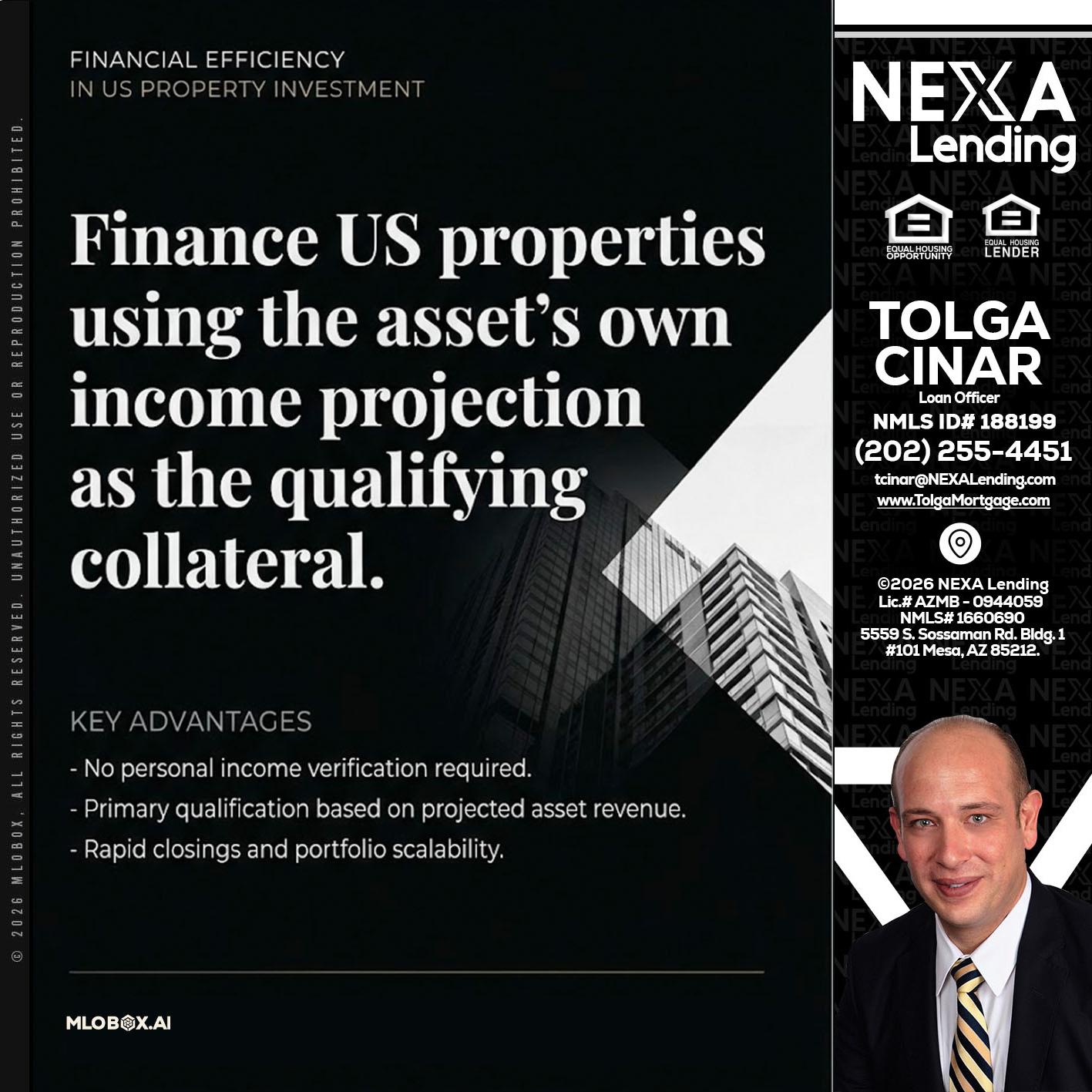 finance US - Tolga Cinar -Mortgage Loan Originator
