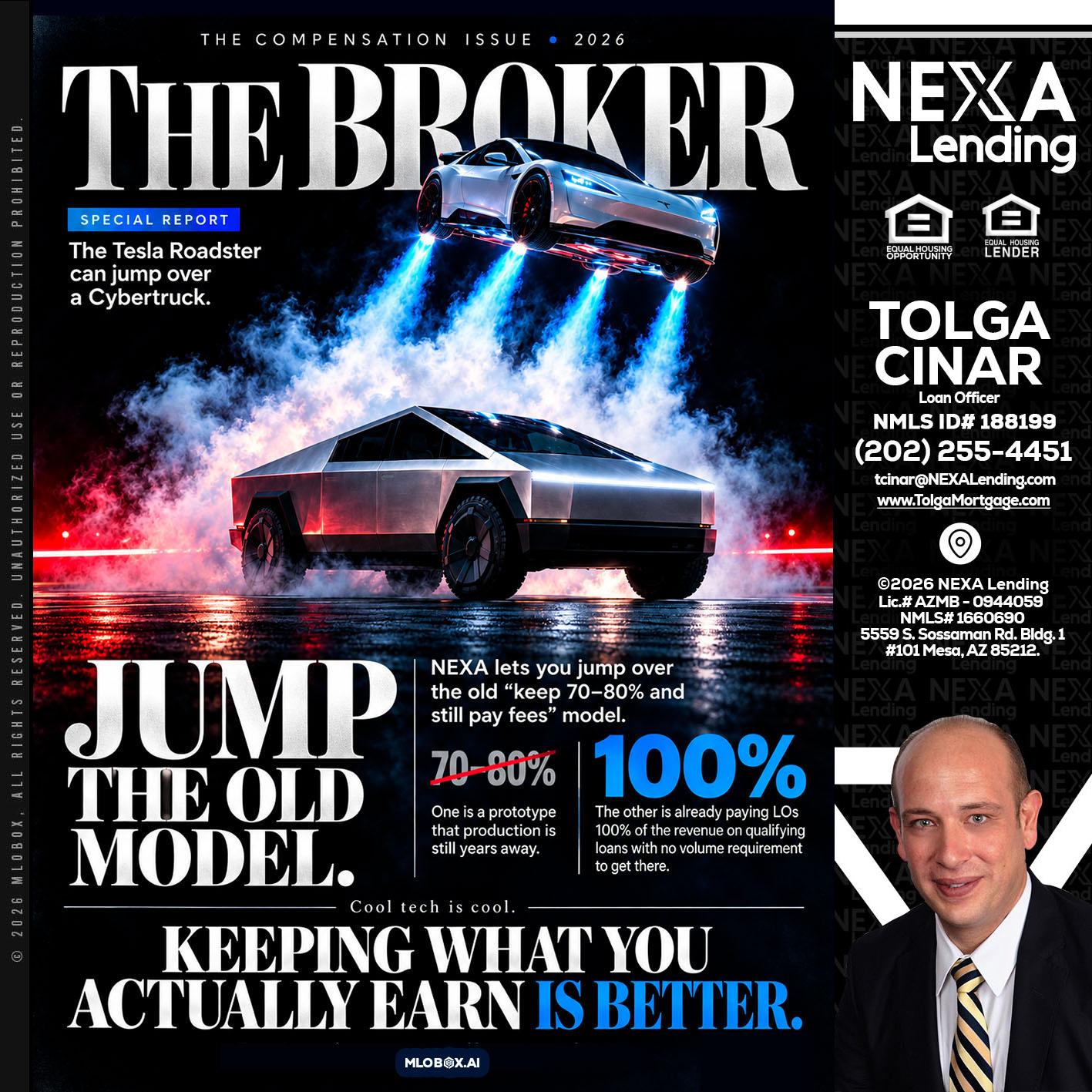 THE BROKER - Tolga Cinar -Mortgage Loan Originator