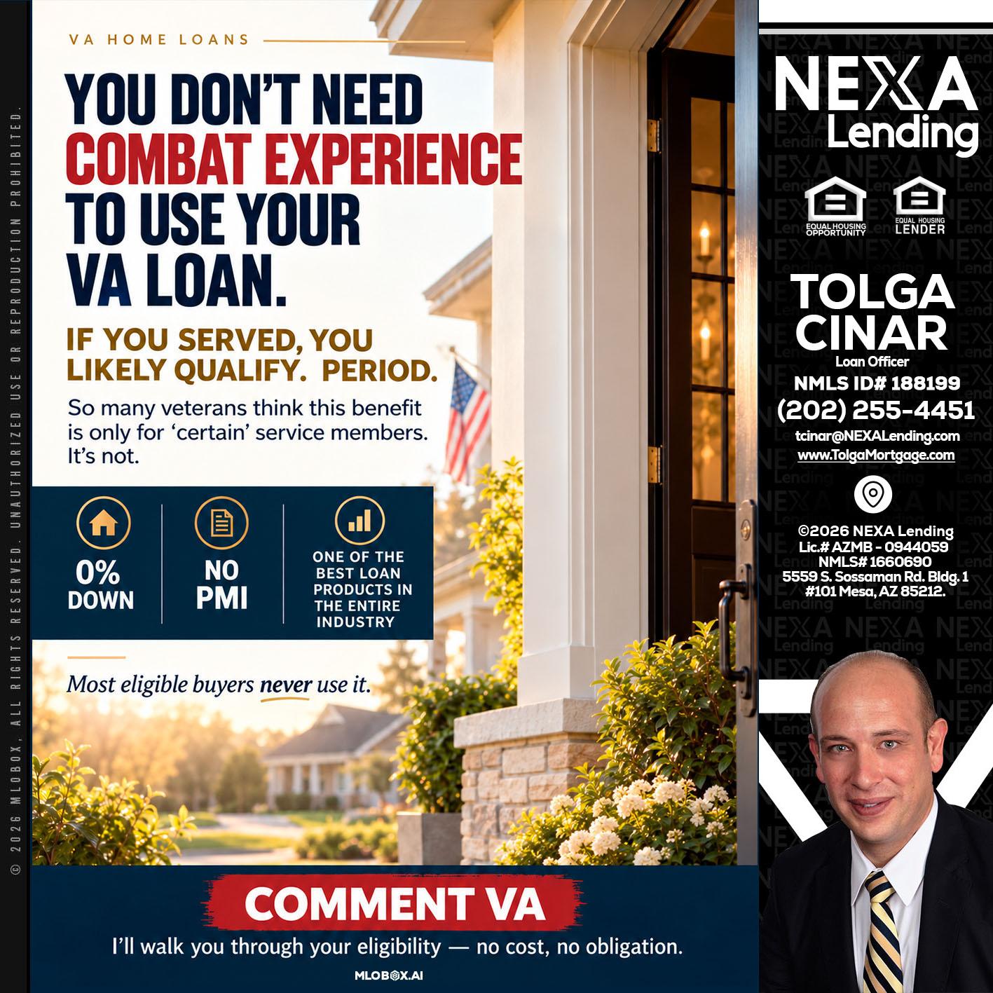YOU DONT NEED - Tolga Cinar -Mortgage Loan Originator